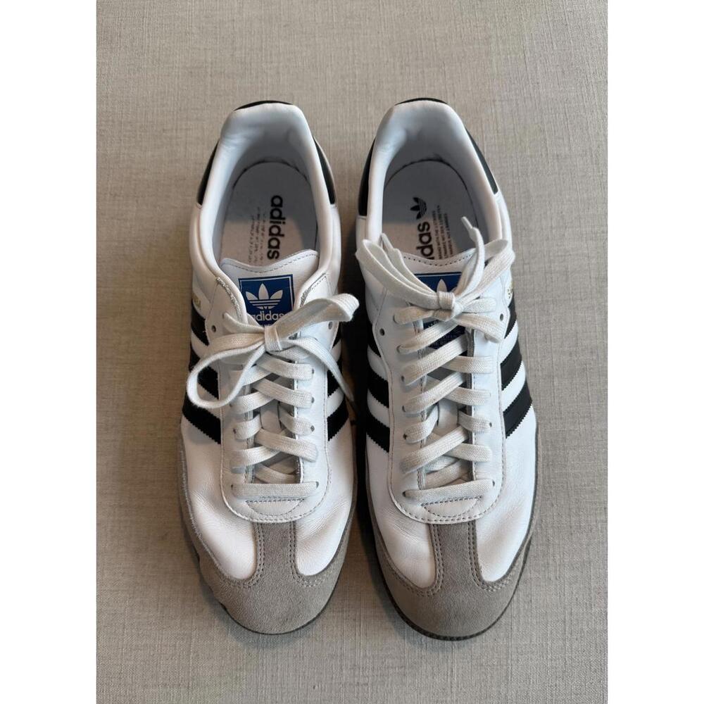 Adidas Samba OG Sneakers Cloud White Core Black Gum Size 12 - Picture 2 of 7